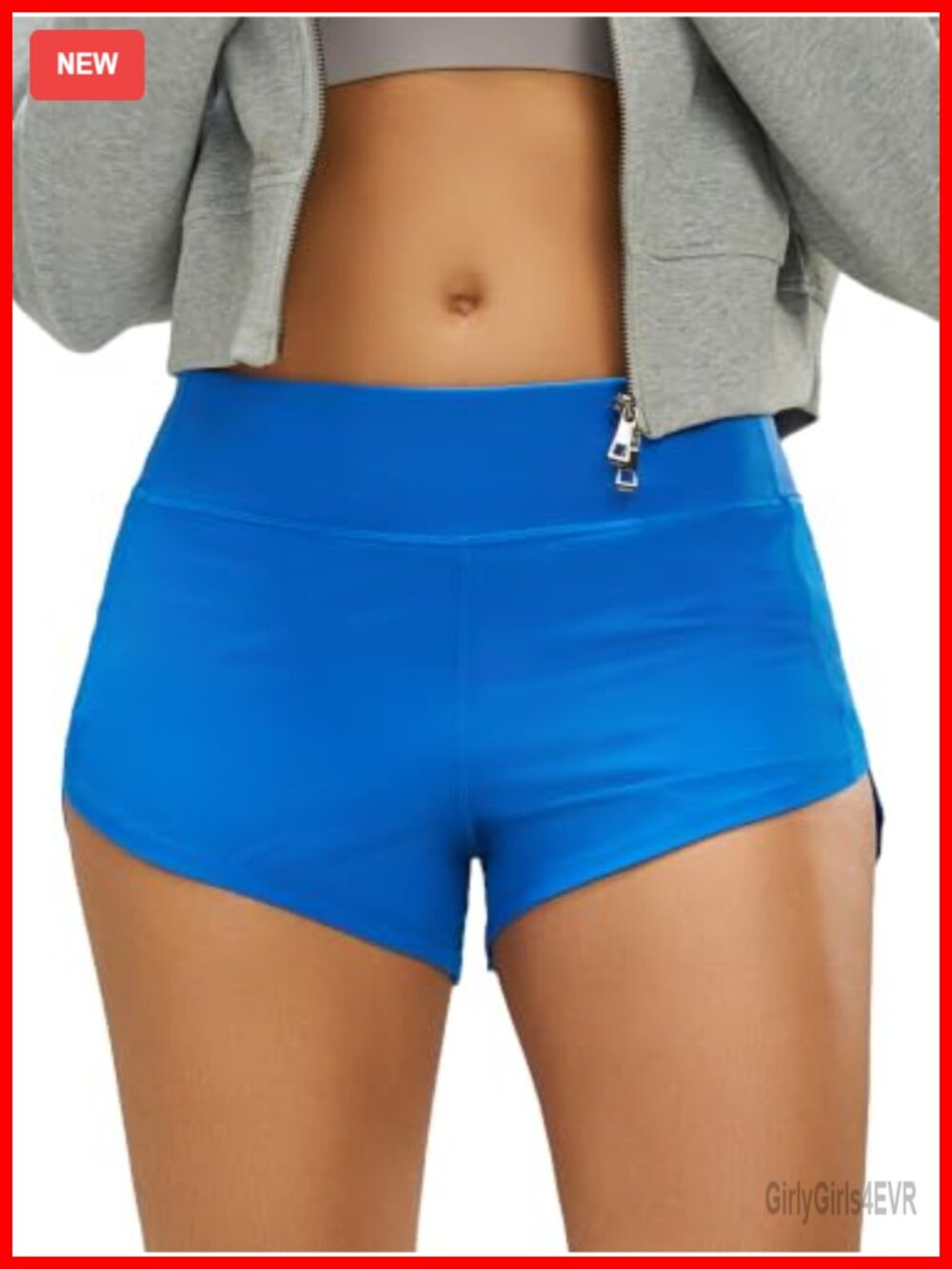Attifall Women's Low Waisted Athletic Running Shorts Quick Dry 2.5" Mesh Lined